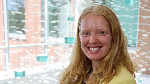 student Smiling at camera