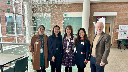 Rutgers School of Public Health faculty posing together