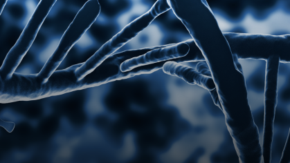 Image of DNA strand.