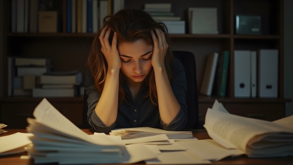 Overwhelmed researcher.