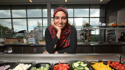 Person looking at camera. 