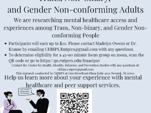 Flyer Trans MH Access Recruitment