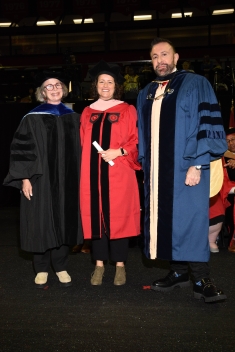 Becky Ofrane with SPH faculty